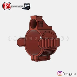 RIS RUS RAS CINCIN PELINDUNG TABUNG OD 60 ABS PLA