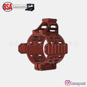 RIS RUS RAS CINCIN PELINDUNG TABUNG OD 60 ABS PLA